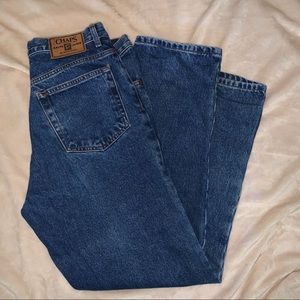 chaps ralph lauren straight leg jean